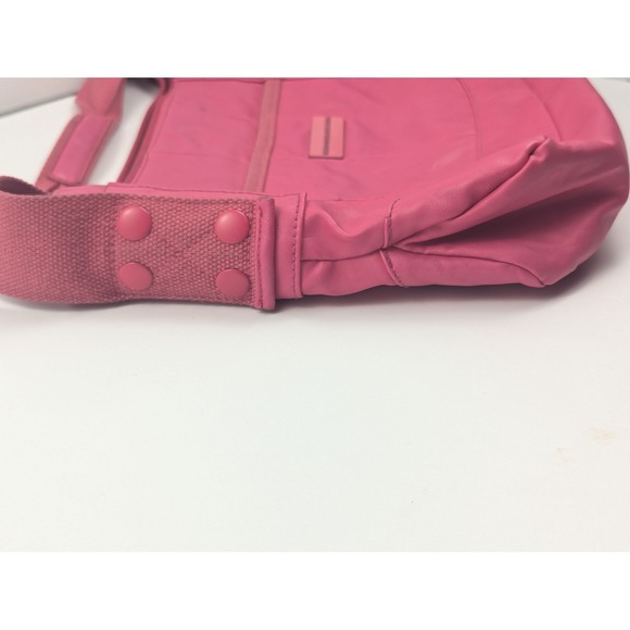 United Colors of Benetton‎ Shoulder Bag Pink Y2K Purse Handbag Retro 2000s - Picture 8 of 12